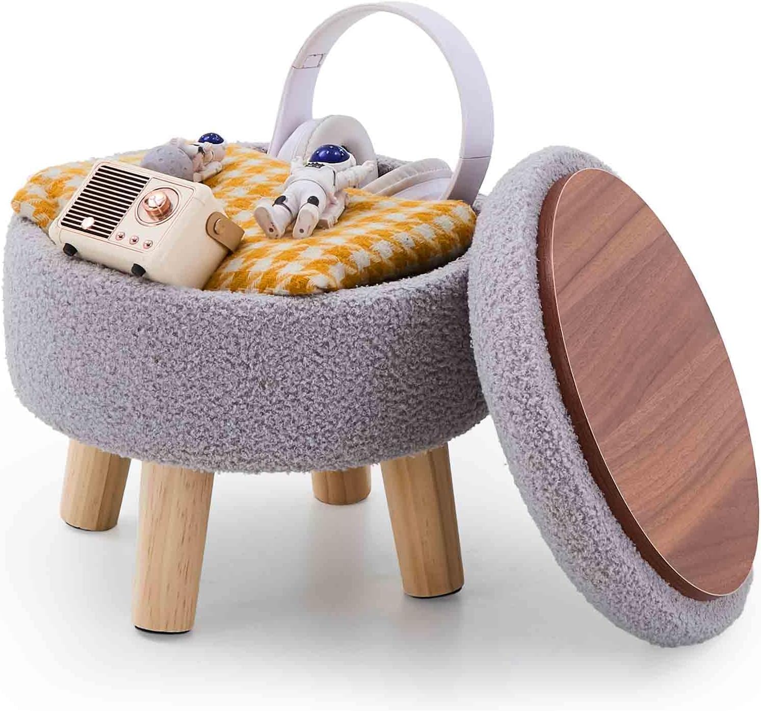 LUMORA™ Storage Ottoman