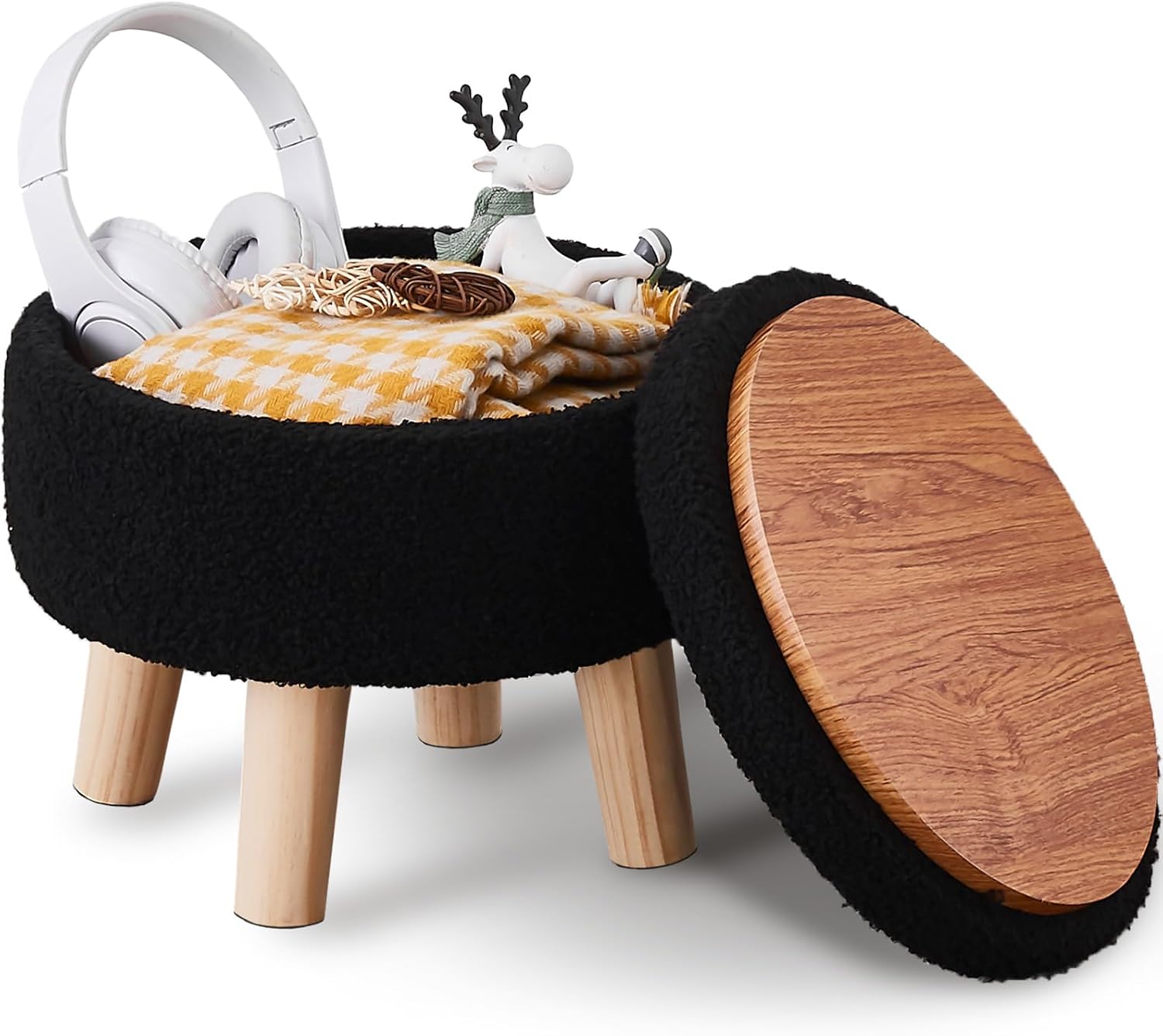 LUMORA™ Storage Ottoman