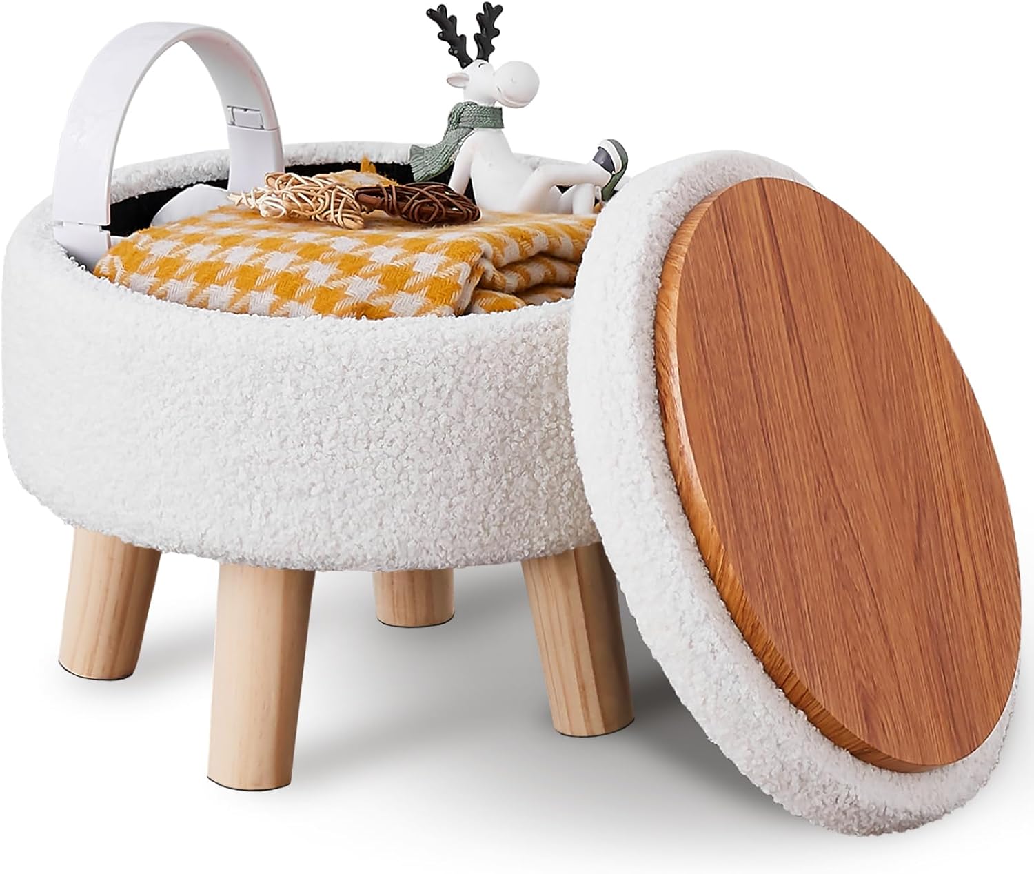 LUMORA™ Storage Ottoman