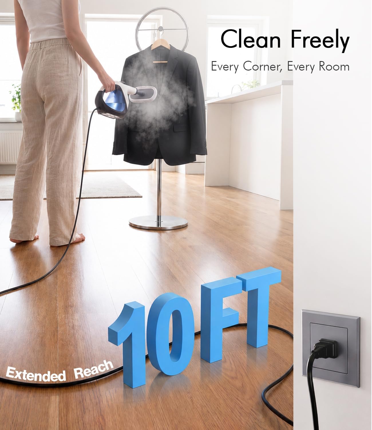 STEAMORA™ Pro Steam Cleaner