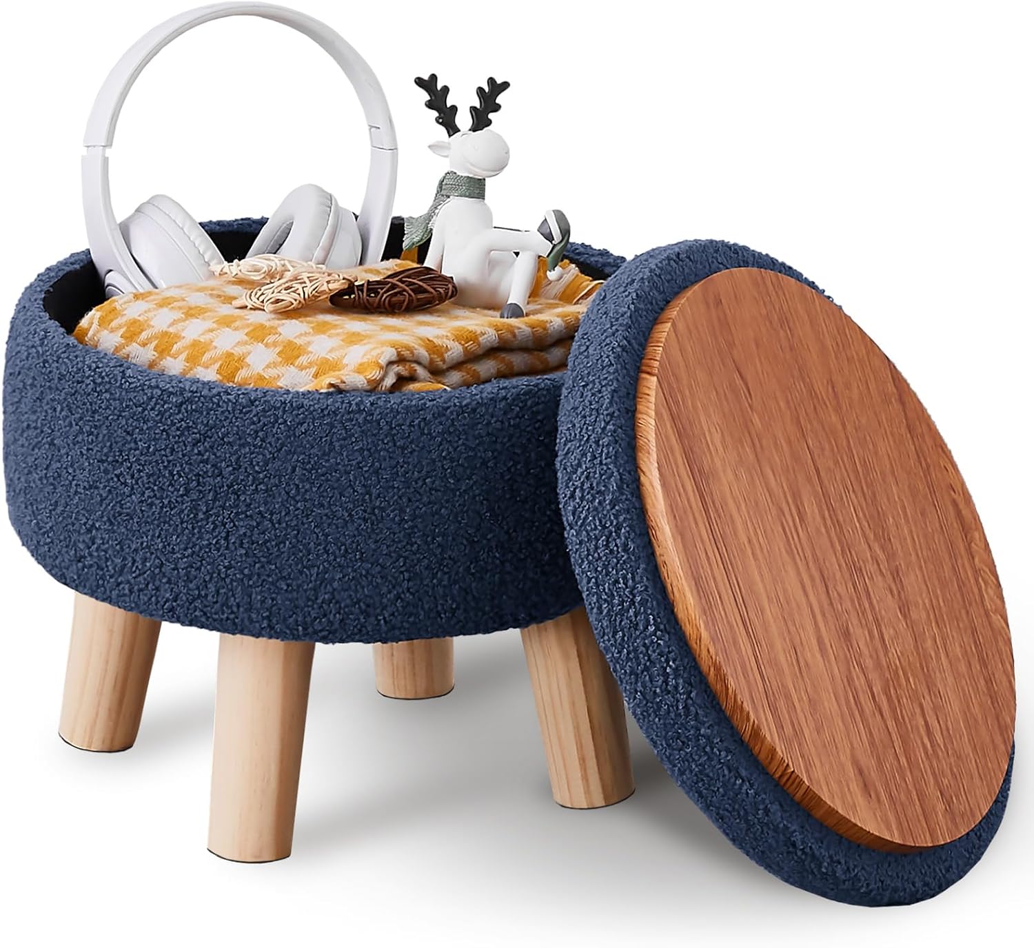 LUMORA™ Storage Ottoman