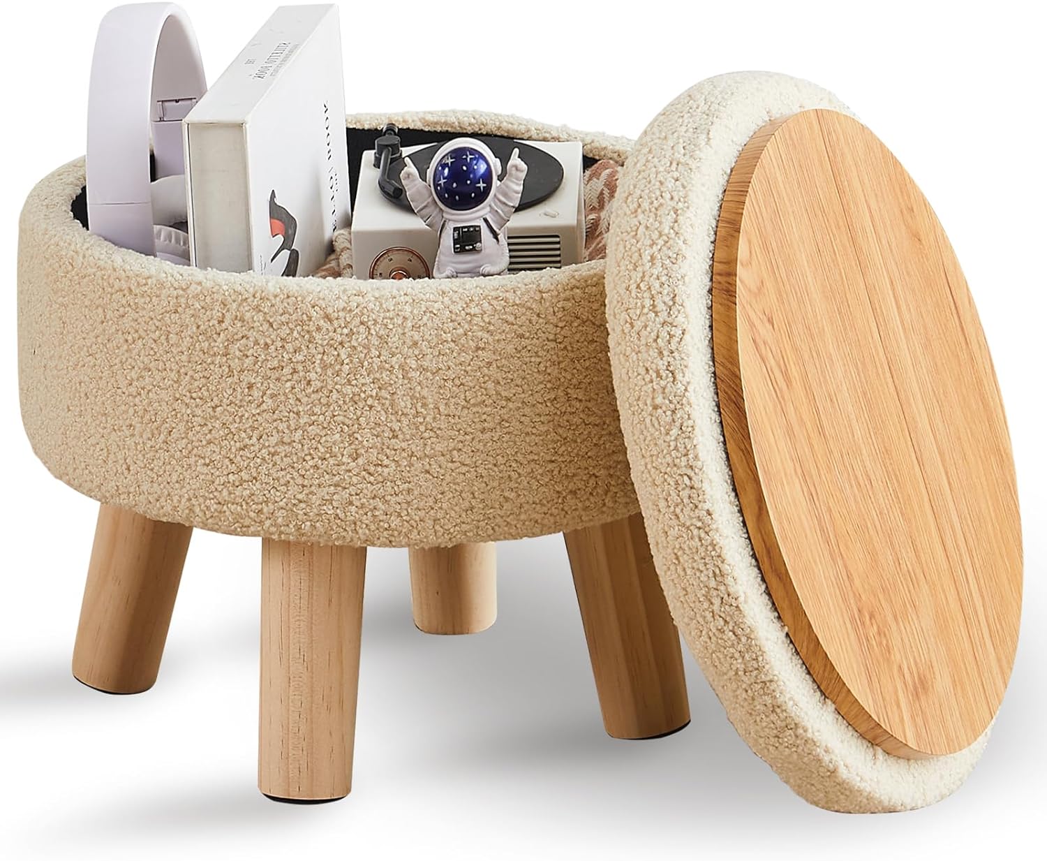 LUMORA™ Storage Ottoman