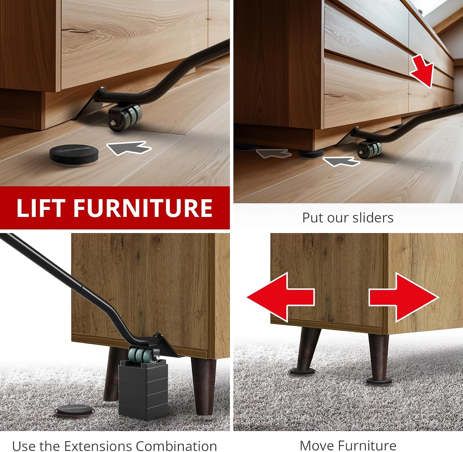 LIFTRIX™ Furniture Lifter Set