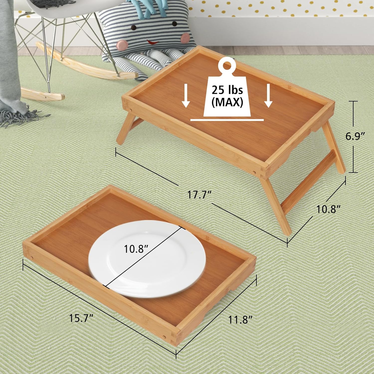 BAMVORA™ Foldable Bed Tray