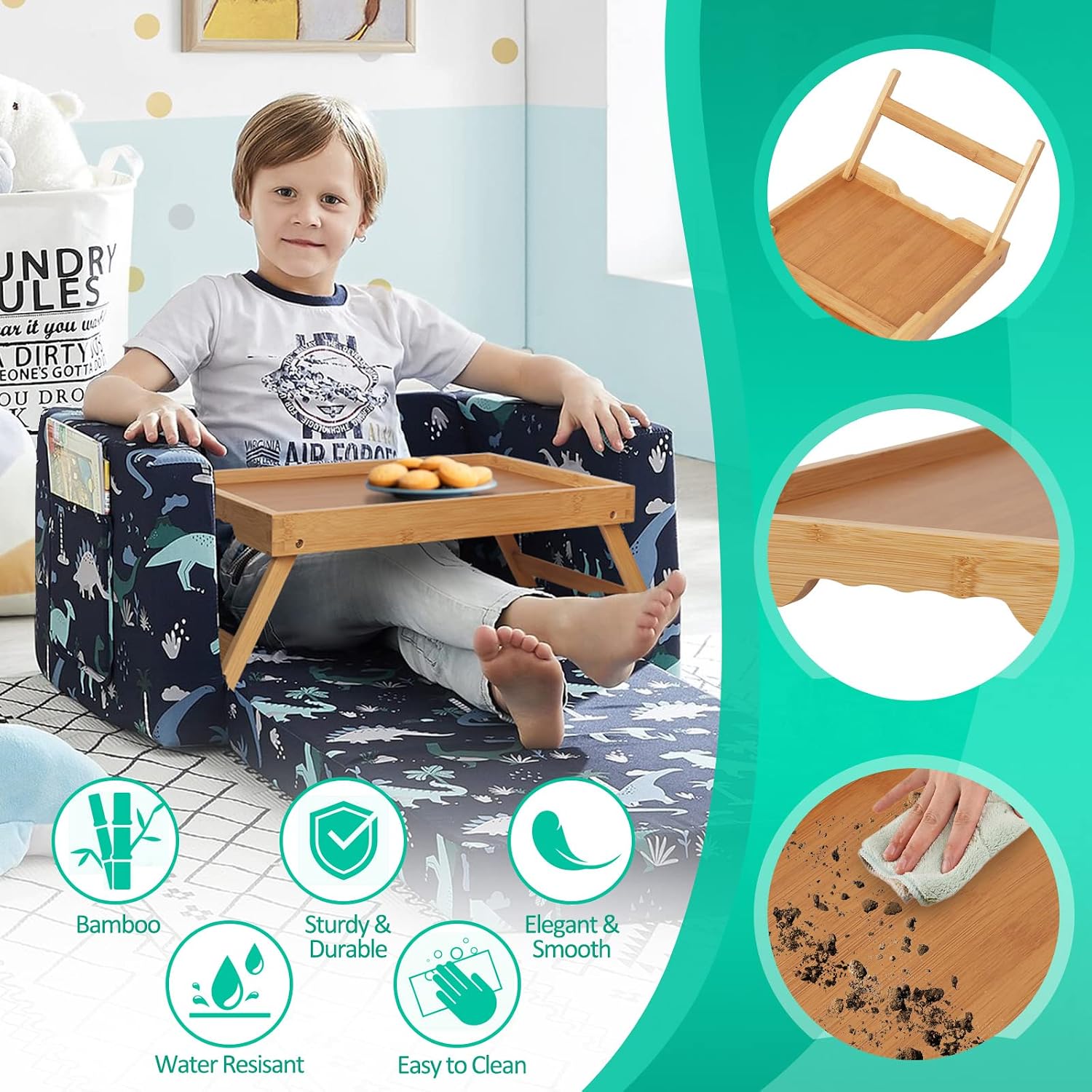 BAMVORA™ Foldable Bed Tray